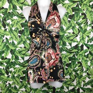 5 for $25 Unyx Colorful Paisley Twist Blouse